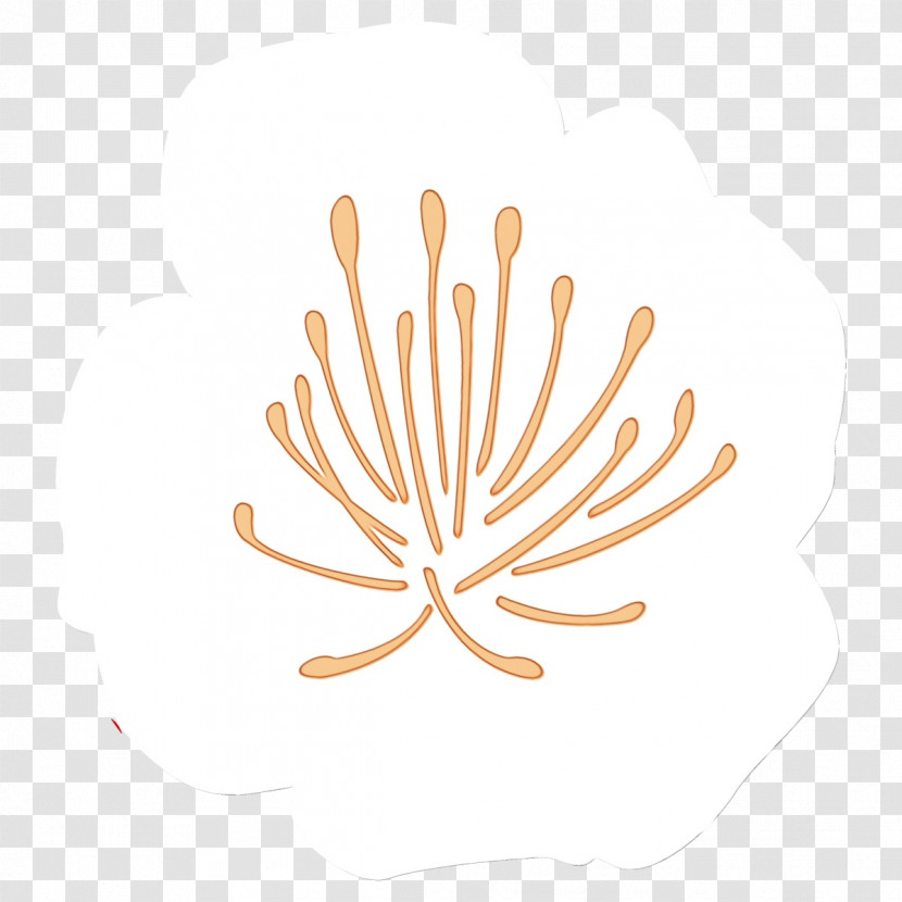 Leaf Logo Hand Plant Beige Transparent PNG