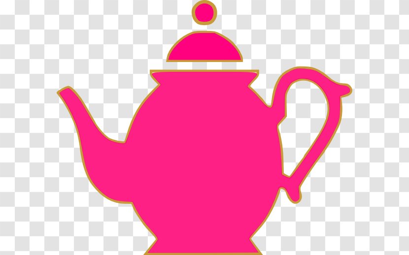 Teapot Teacup Clip Art - Pink Cliparts Transparent PNG