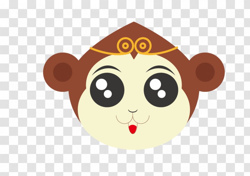 Sun Wukong Monkey Illustration - Cartoon - Cute Vector Flat Transparent PNG