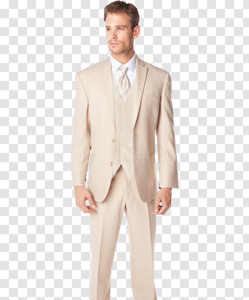 Tuxedo Suit Black Tie Ike Behar Waistcoat - Blazer - Wedding Transparent PNG