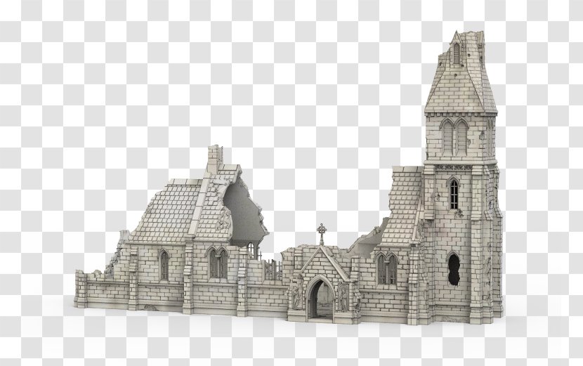 Middle Ages Church Cathedral Medieval Architecture - Ruined Castle On An Island Transparent PNG