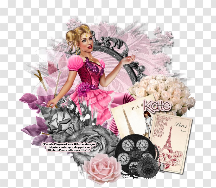 Barbie Flower Bouquet Pink M - Figurine Transparent PNG