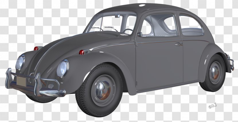 Volkswagen Beetle Mid-size Car Model - Compact Transparent PNG