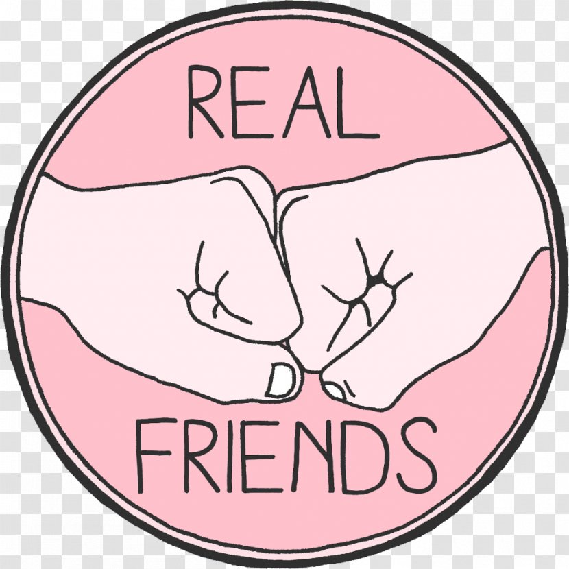 Real Friends Logo Pop Punk - Watercolor - Friendship Transparent PNG