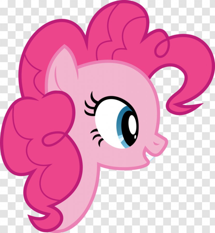 Pinkie Pie Rainbow Dash Rarity Twilight Sparkle Applejack - Silhouette - Heart Transparent PNG