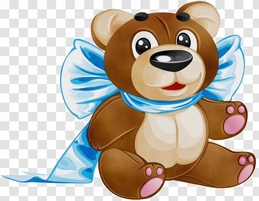 Teddy Bear - Paint - Smile Animal Figure Transparent PNG
