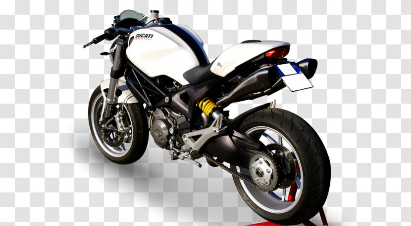 Ducati Monster 696 Exhaust System Motorcycle Transparent PNG