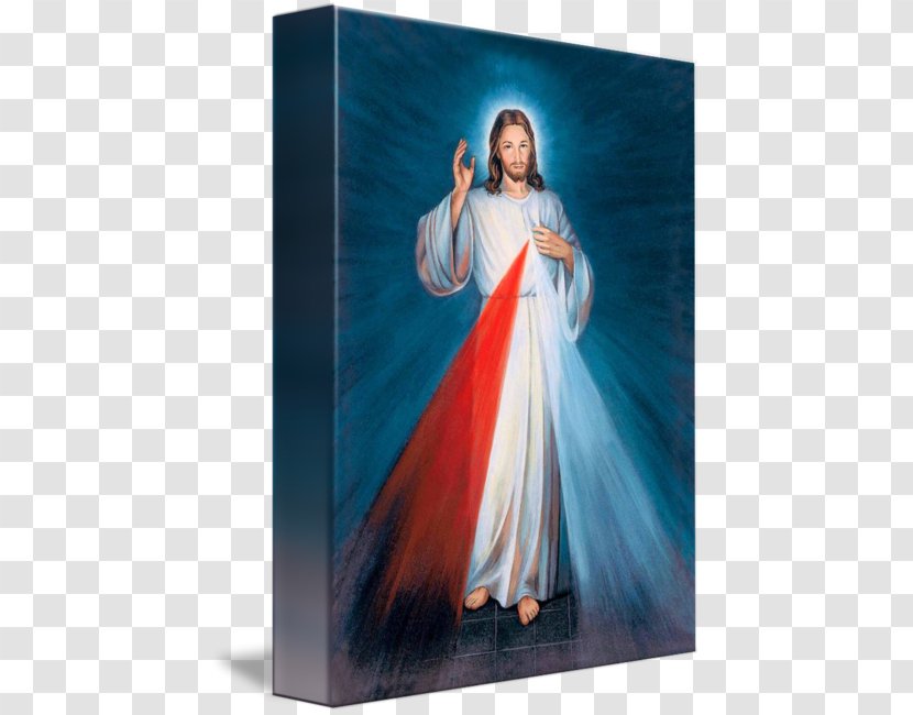 Divine Mercy Image Chaplet Of The Sacred Heart - Gown Transparent PNG