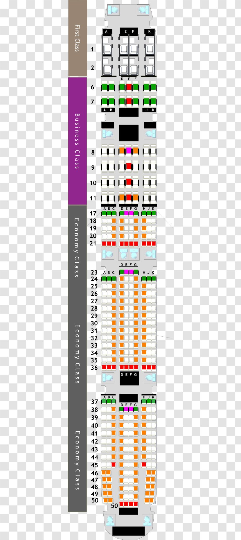 Boeing 777-300ER Airbus A380 Airline Seat - Aircraft Map - 777 Transparent PNG