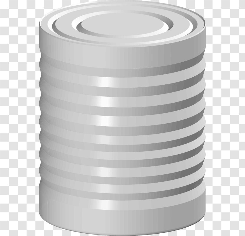 Clip Art Tin Can Openclipart Drink Free Content - Cylinder Transparent PNG