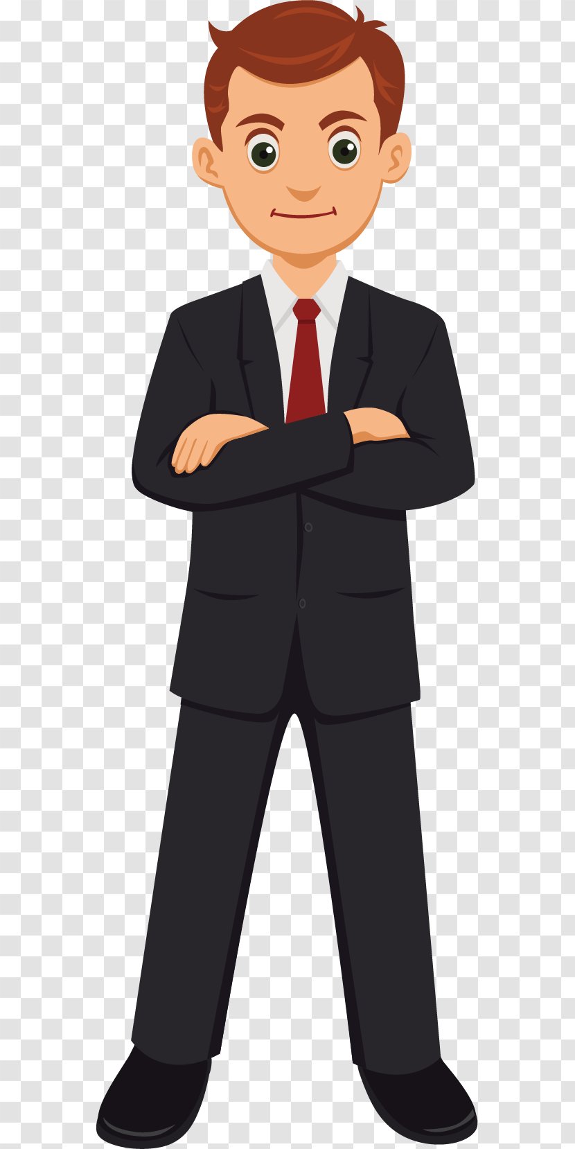 Cartoon - Vector Business Man Image Transparent PNG