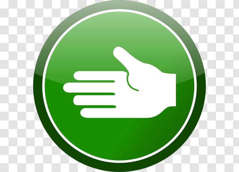 Circle Clip Art - Handshake - Green Transparent PNG
