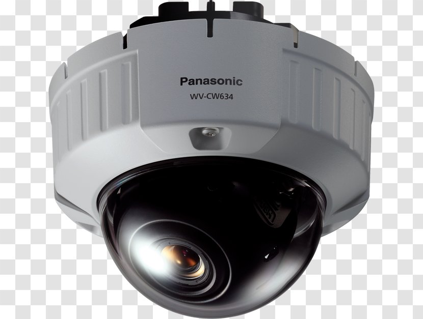 Panasonic Kamera WV-CW634SE Closed-circuit Television IP Camera Pan–tilt–zoom - Lens Transparent PNG