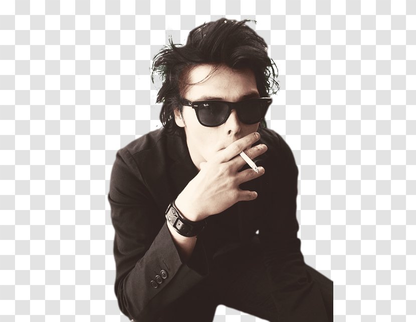 YouTube My Chemical Romance Gerardo - Black Hair Transparent PNG