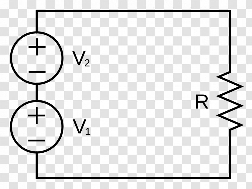 Electrical Network Electricity Inductor Electronic Circuit Resistor - Ohm S Law - Superposition Transparent PNG