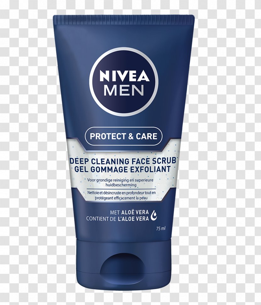 Cleanser NIVEA Men Creme Exfoliation Facial - Skin - Face Scrub Transparent PNG