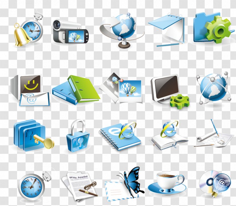 Smartphone Mobile App Icon - Computer - Office Internet Material Transparent PNG