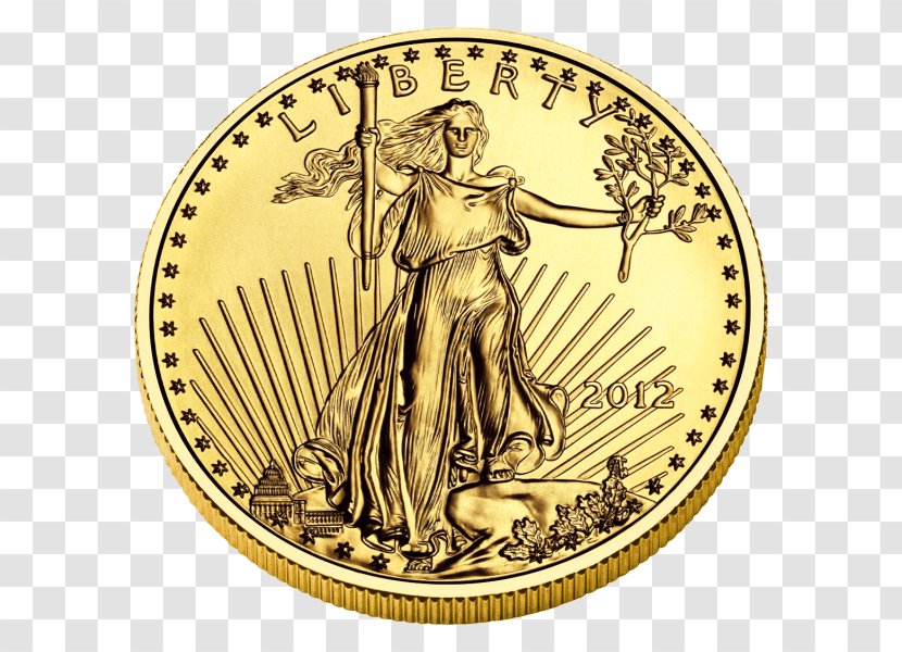 American Gold Eagle Coin Bullion - Uncirculated - United States Mint Transparent PNG