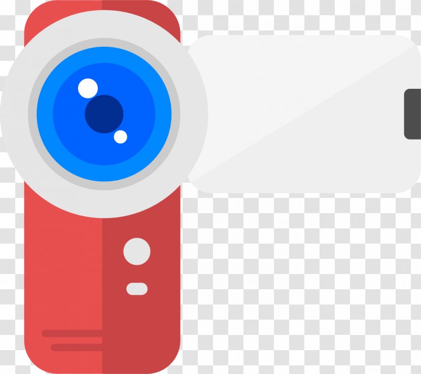Video Camera Icon - Red Home Transparent PNG
