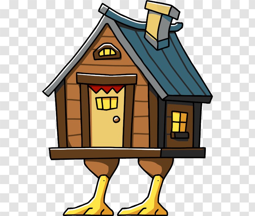 Scribblenauts House Building Home Clip Art - Cartoon - Hut Transparent PNG