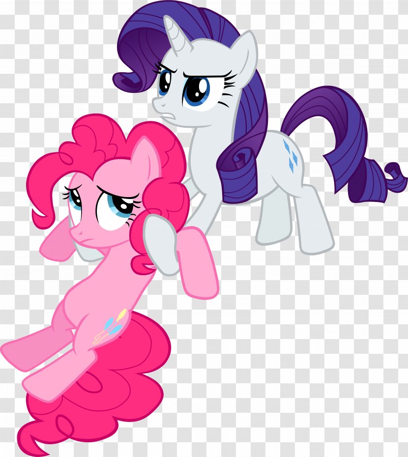 Pinkie Pie Rarity Rainbow Dash Applejack Pony - Flower - Vector Transparent PNG