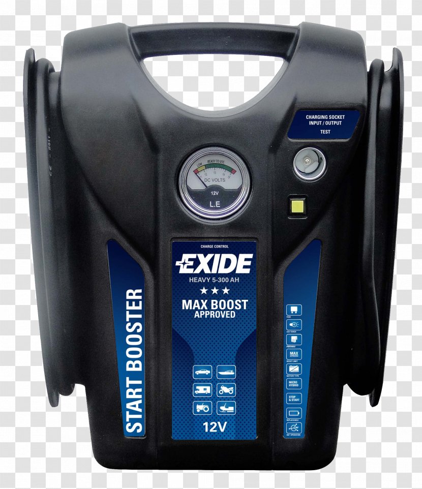 Exide Electric Battery VRLA Volt Automotive - Electronics Accessory Transparent PNG