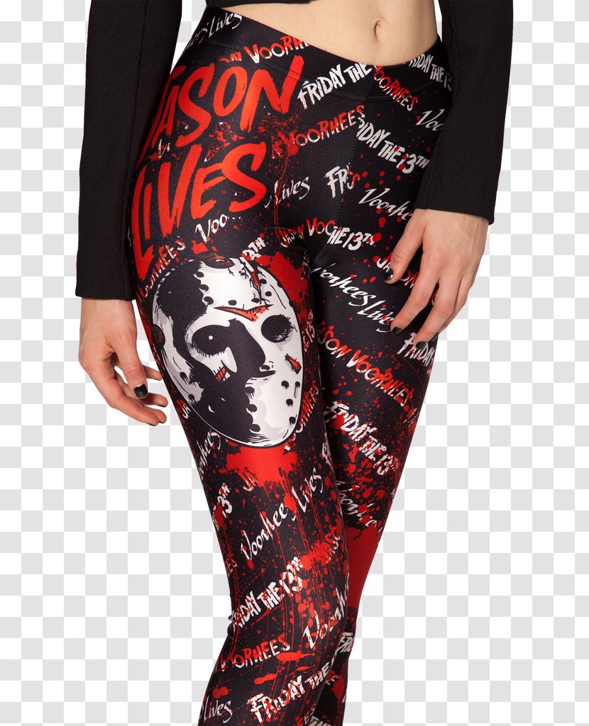 Jason Voorhees Mask Leggings Costume Party - Shoulder Transparent PNG