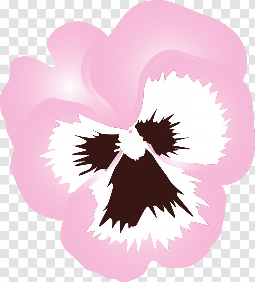 Pink Plant Flower Petal Heart Transparent PNG