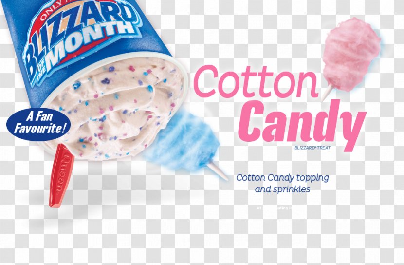 Cotton Candy Dairy Queen (Treat Only) Ice Cream Transparent PNG