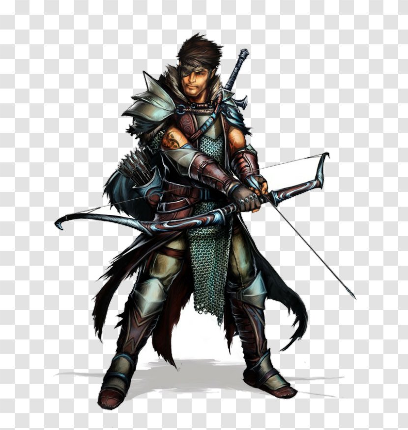 Dungeons & Dragons Pathfinder Roleplaying Game Archery Ranger Fighter - Knight - Half Elf Female Transparent PNG