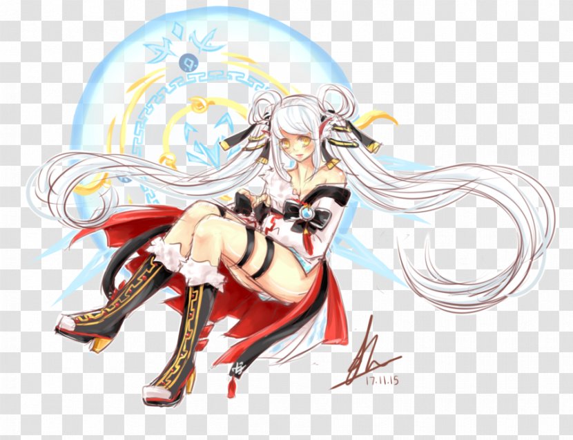 Elsword Gumiho Elesis Fan Art Video Game - Frame - Yam Transparent PNG