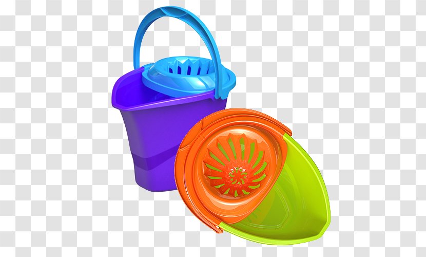 Bucket With Wringer Plastic Escorredora Product - Polypropylene Transparent PNG
