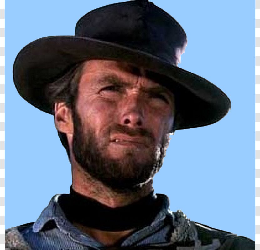 Clint Eastwood Unforgiven Man With No Name Musician Film - Watercolor Transparent PNG
