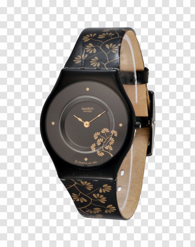 The Swatch Group Watch Strap - Watches Ladies Gold Pattern Transparent PNG
