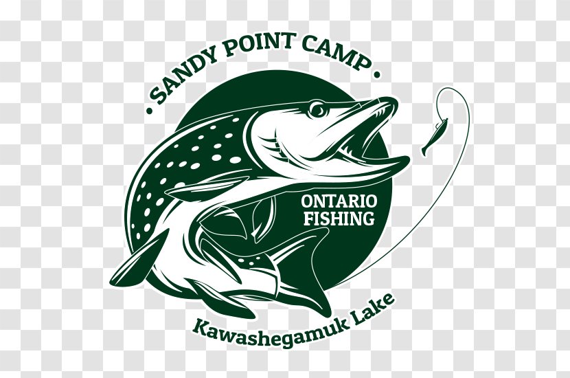 Northern Pike Sandy Point Camp Hunting Fishing Walleye - Label Transparent PNG