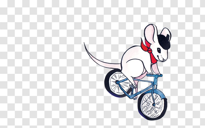 Mouse Anatole First Stage Children's Theater Drawing - Bicycle Frame - Honorable Medal Transparent PNG