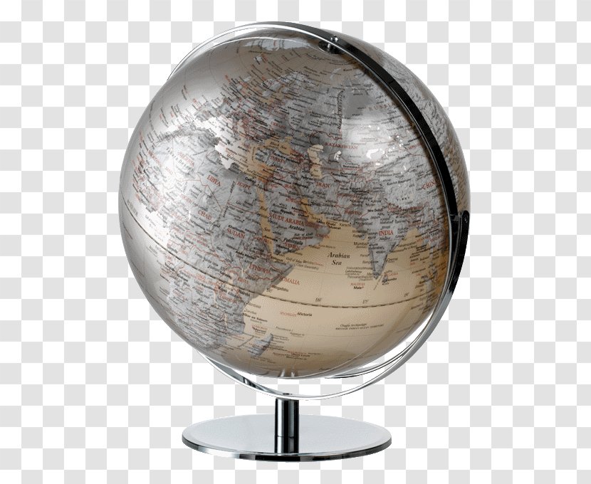 Globe World Map Sphere Metal Color Transparent PNG