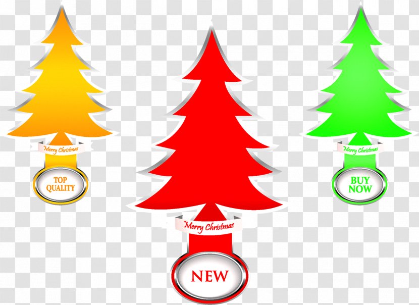Christmas Tree Silhouette Illustration - Holiday Ornament Transparent PNG