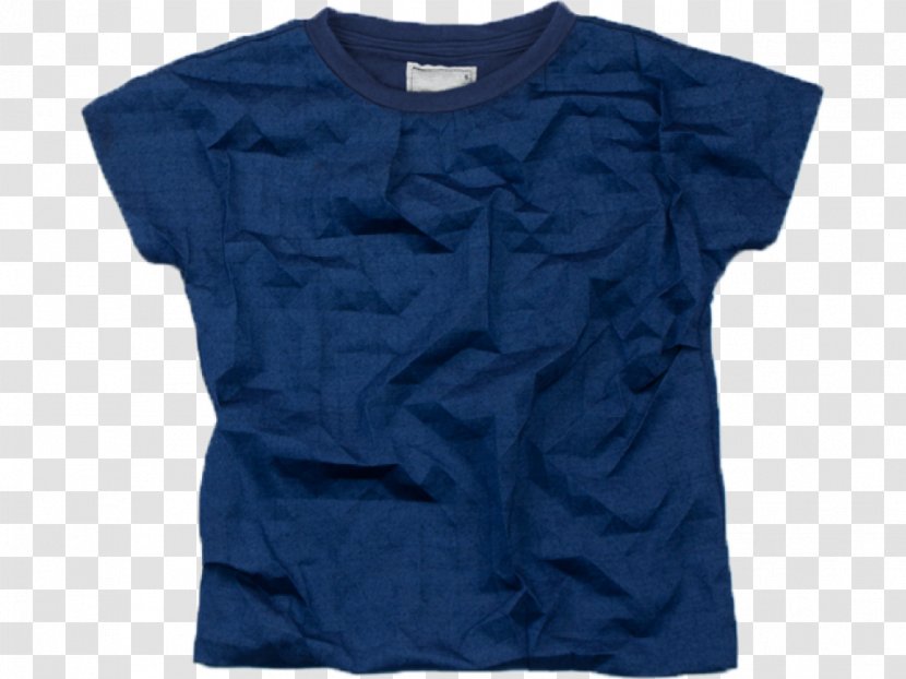 T-shirt Electric Blue Clothing Cobalt - Top - Crackle Transparent PNG