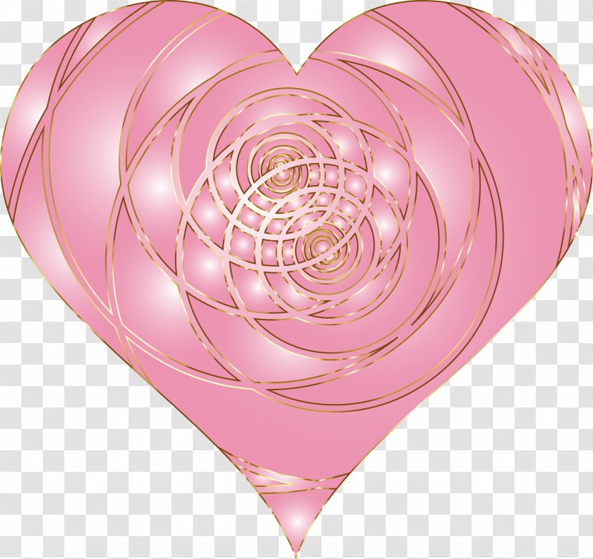 Heart Spiral Clip Art Transparent PNG