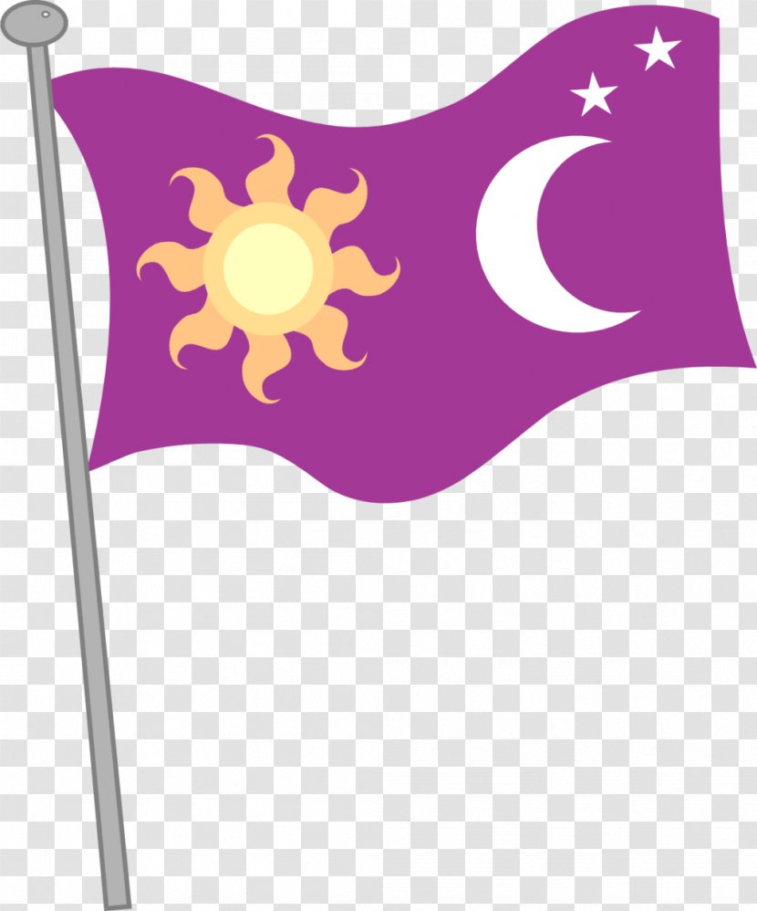 Flag DeviantArt Canterlot Ponyville Image - Pink Transparent PNG