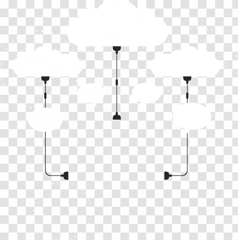 White Structure Pattern - Monochrome - Branch Cloud Transparent PNG