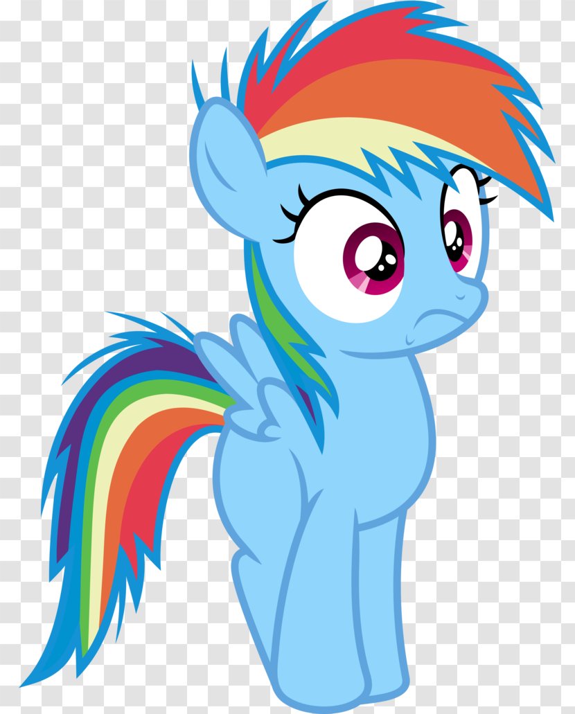 Rainbow Dash Pony Filly Art - Vertebrate Transparent PNG