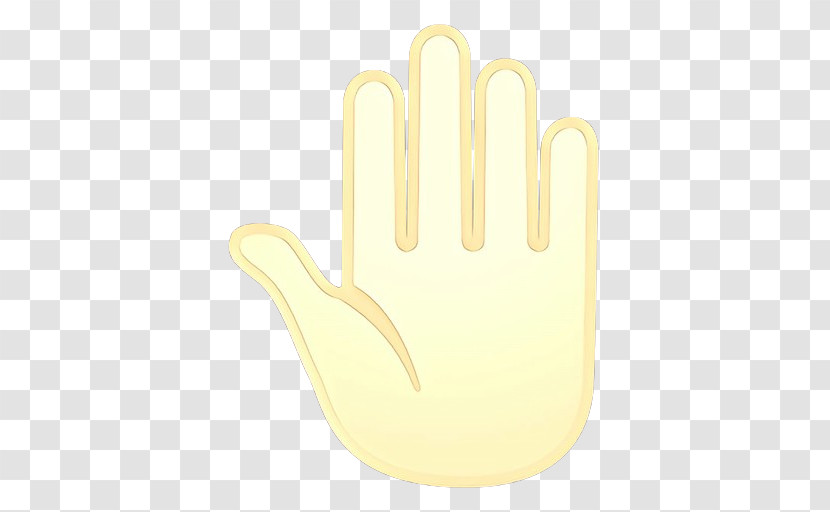 Yellow Hand Finger Font Logo Transparent PNG