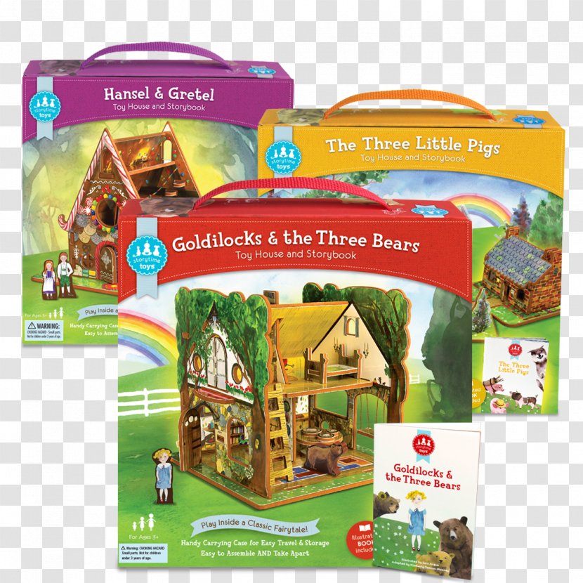 Goldilocks And The Three Bears Playset Dollhouse Toy Furniture - Hansel Gretel Transparent PNG
