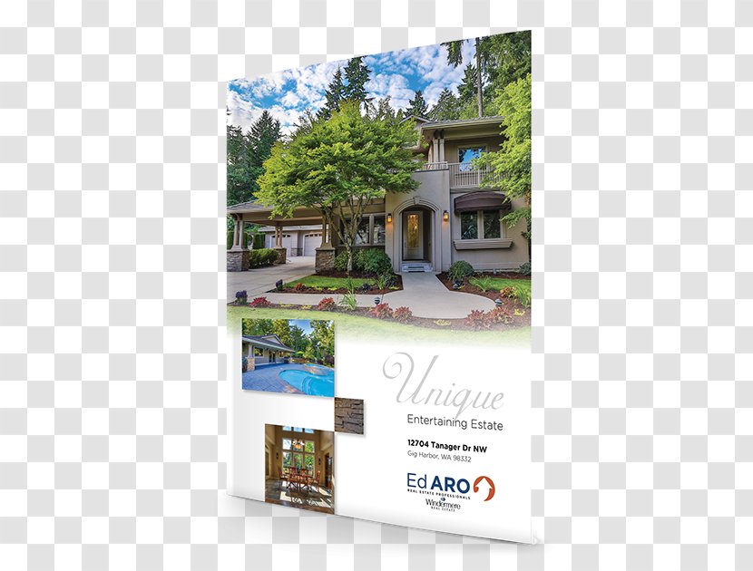 Graphic Design Advertising Property Brochure - Real Estate Flyer Transparent PNG