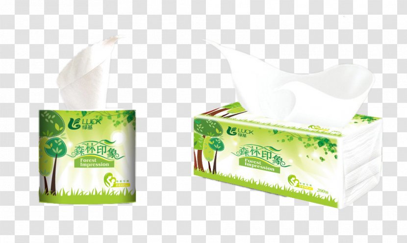Tissue Paper Facial Napkin Packaging And Labeling - Heart - Roll Of Towels A Pack Pumping Transparent PNG