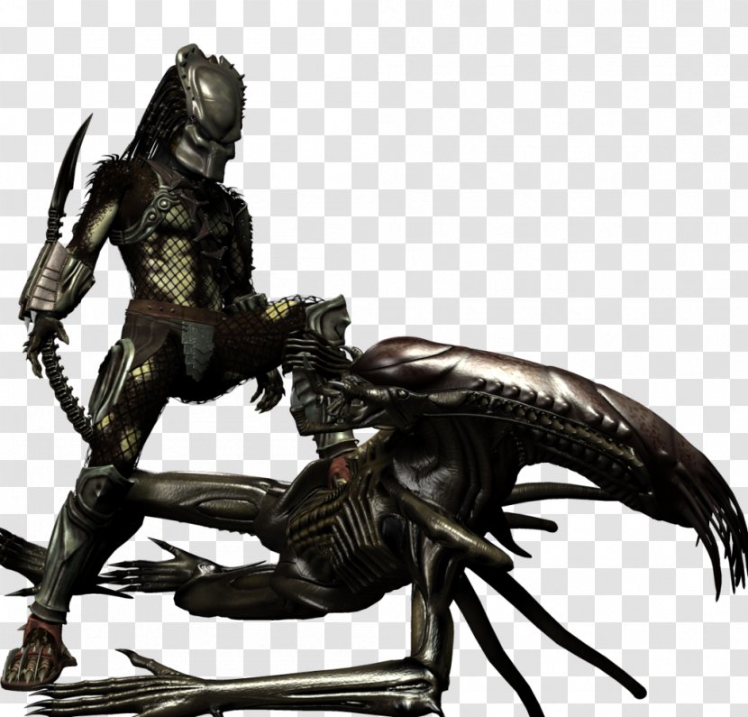 Predator Predalien Gray Wolf - Fictional Character - Predators Vs Alien Transparent PNG