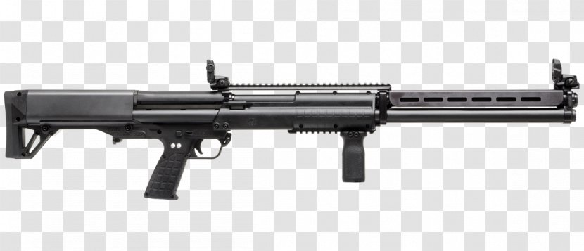 Kel-Tec KSG Pump Action Firearm Shotgun - Silhouette - Big Brother Transparent PNG