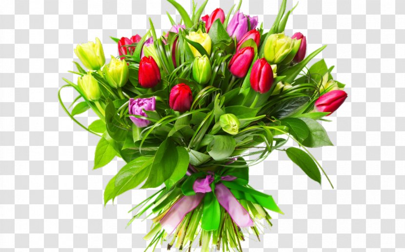 Flower Bouquet Tulip Transvaal Daisy Floristry - Wedding Transparent PNG